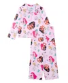 Ame Big Girls Disney Princess Notch Collar Pajama Set In Pink