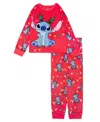 Ame Big Girls Lilo & Stitch Long Sleeve Pajama Set In Multi
