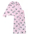 Ame Big Girls Minnie Mouse Button Down Pajama Set In Pink