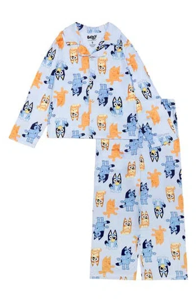 Ame Kids'  Bluey Fitted Two-piece Pajamas