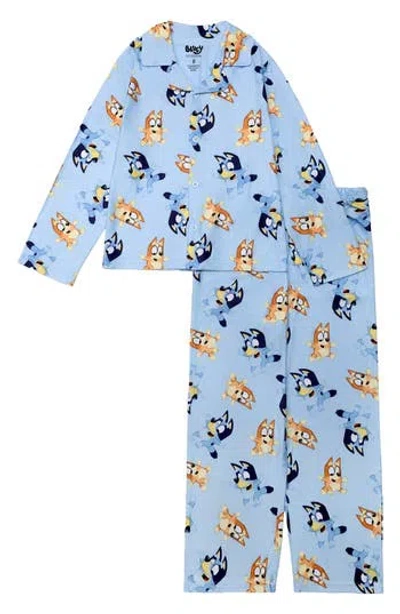 Ame Kids'  Bluey Fitted Two-piece Pajamas