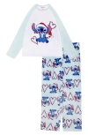 Ame Disney® Lilo & Stitch Pajamas In Blue
