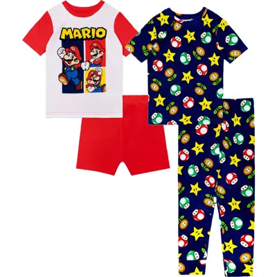 Ame Kids' Assorted 2-pack Mario Two-piece Pajamas In Multi