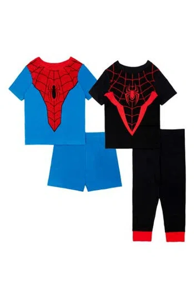Ame Kids' Assorted 2-pack Spider-man Fitted Two-piece Pajamas In Multi