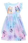 Ame Kids' Bluey Gown Pajama In Multi
