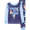 Ame Kids' Bluey This Is Fun Long Sleeve Pajamas In Blue