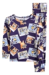 Ame Kids' Bluey Two-piece Pajamas In Blue