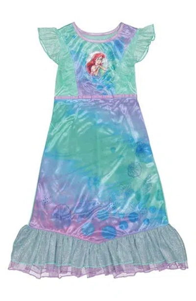 Ame Kids' Flutter Sleeve Nightgown In Green