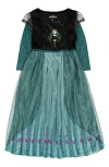 Ame Kids' Frozen Princess Anna Pajama Night Gown In Green