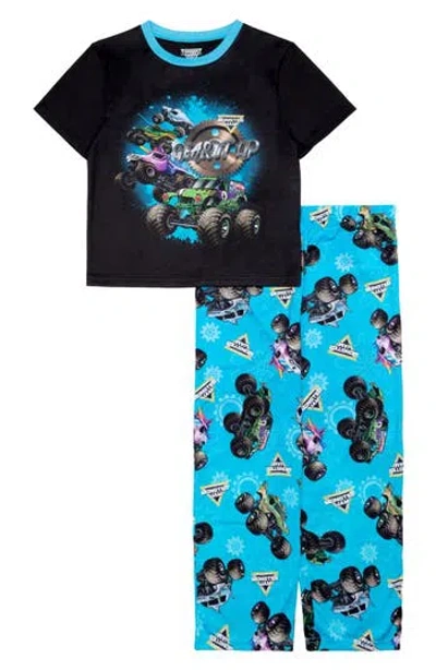 AME AME KIDS' GEAR UP MONSTER JAM SHORT SLEEVE PAJAMAS