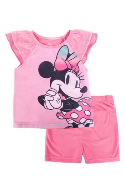 Ame Kids' Minnie Mouse Pajamas In Pink