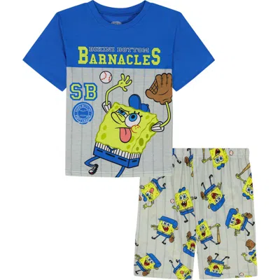 Ame Kids' Spongebob® Short Pajamas In Blue