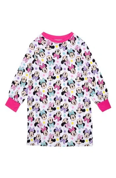 Ame Kids' We Are Adorable Long Sleeve Nightgown In White