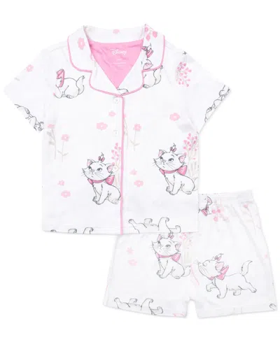 Ame Babies' Toddler Girls Adorable Marie Short Coat Pajamas, 2 Piece Set