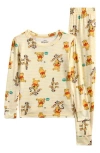 Ame X Disney Kids' Winnie The Pooh Two-piece Pajamas In Neutral