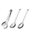 Amefa Buffet 3-piece Salad Serving Set In Stainless Steel