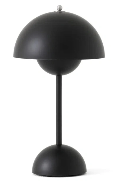 Ameico Flowerpot Portable Wireless Table Lamp Vp9 In Black