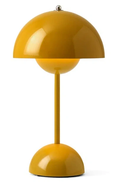 Ameico Flowerpot Portable Wireless Table Lamp Vp9 In Yellow
