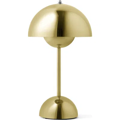 Ameico Flowerpot Vp9 Portable Table Lamp In Gold