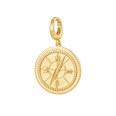 Amelia Roxanna Jewellery Women's Gold Compass Charm