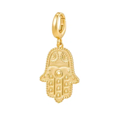 Amelia Roxanna Jewellery Women's Gold Hamsa Hand Charm