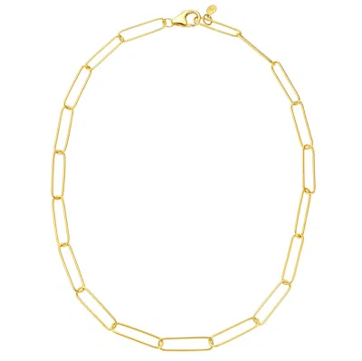 Amelia Roxanna Jewellery Women's Gold Large Link Paperclip Chain