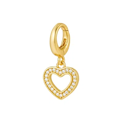 Amelia Roxanna Jewellery Women's Gold Love Heart Charm