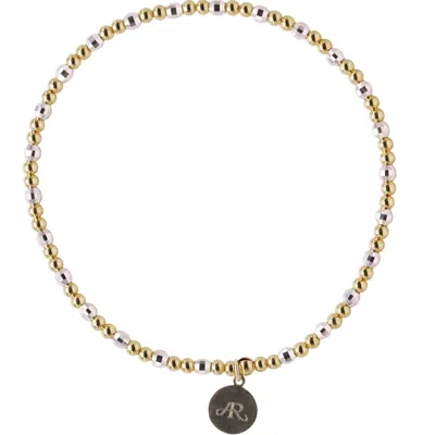 Amelia Roxanna Jewellery Women's Gold / Silver Dainty Gold Sparkle Bracelet
