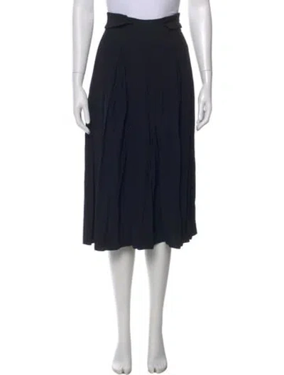 Pre-owned Amelia Toro Wide Leg Pants In Black