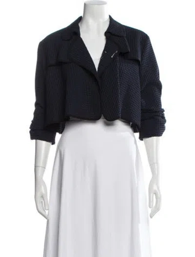 Pre-owned Amelia Toro Wool Jacket In Blue