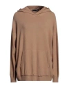 Amelie Rêveur Woman Sweater Camel Size S Viscose, Polyester, Nylon In Beige