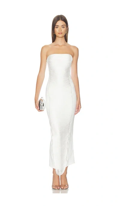 Amelie Teje Belarouse Dress In White