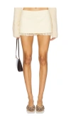 Amelie Teje Bloom Skort In Cream