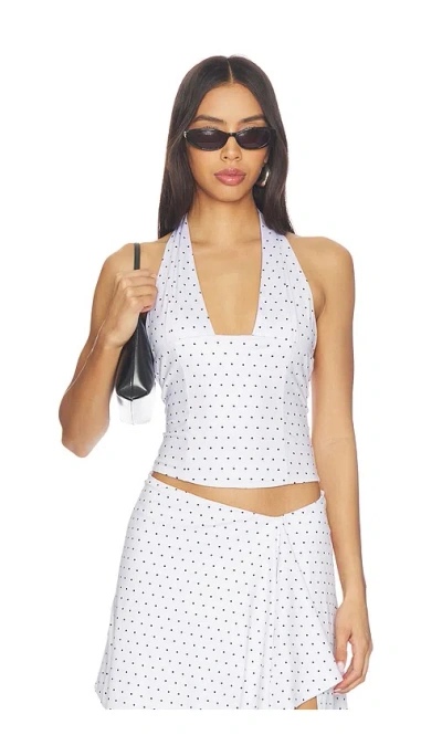 Amelie Teje Bobbi Top In White