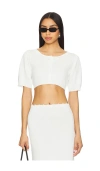 Amelie Teje Dalia Top In Ivory