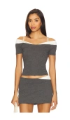 Amelie Teje Kenny Top In Gray