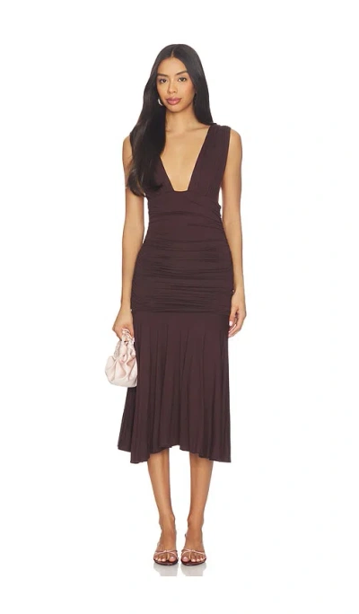 Amelie Teje Lina Midi In Brown