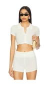 Amelie Teje Marbella Button Up In Cream