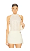 Amelie Teje Mysti Corset In Ivory