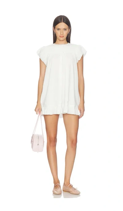 Amelie Teje Sabrina Mini Dress In White