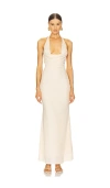 Amelie Teje Veuve Gown In 奶油色