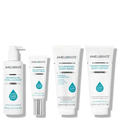 Ameliorate Face & Body Dry Skin Bundle (worth £80) In White