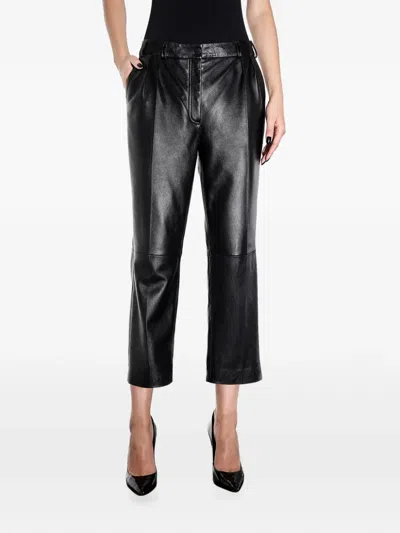 Ame.m プリーツ パンツ In Black