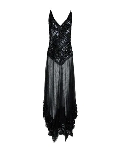 Amen Couture Woman Maxi Dress Black Size 4 Polyester