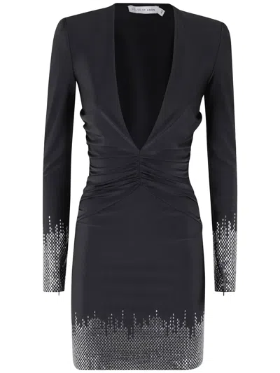 AMEN CRYSTAL-EMBELLISHED MINI DRESS
