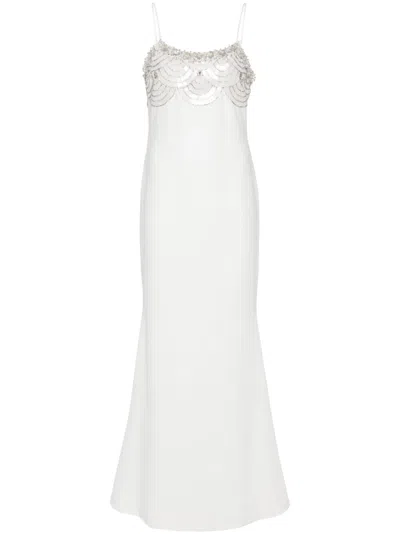 Amen Long Dress In Bianco