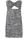 Amen Dress In Paillettes In 银色