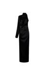 Amen One-shoulder Gown In Black