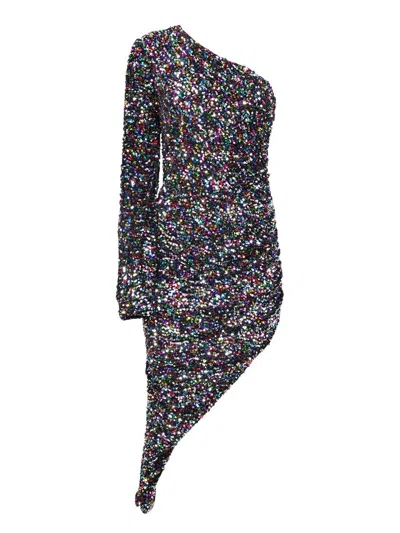 Amen Velvet Sequins Black Dress By . This Garment Is The Best Ally For Bringing Out Your Sparkle