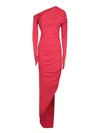 Amen Asymmetric Dress In Pink